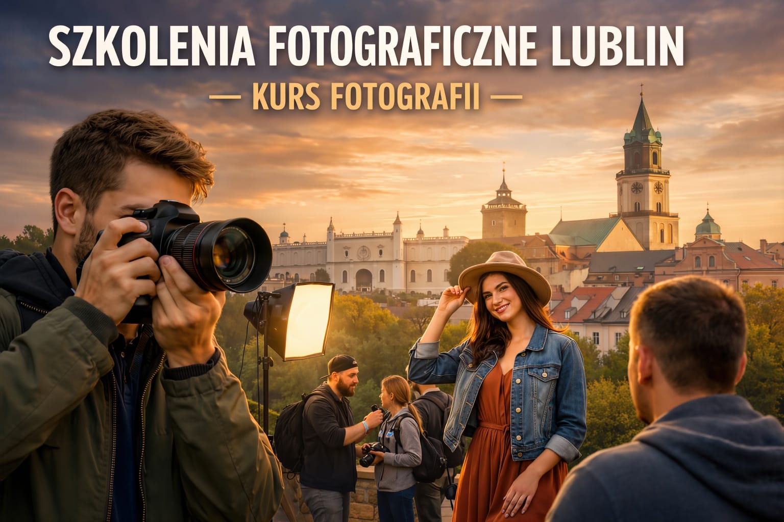 Szkolenia fotograficzne Lublin – warsztaty fotografii portretowej z modelką